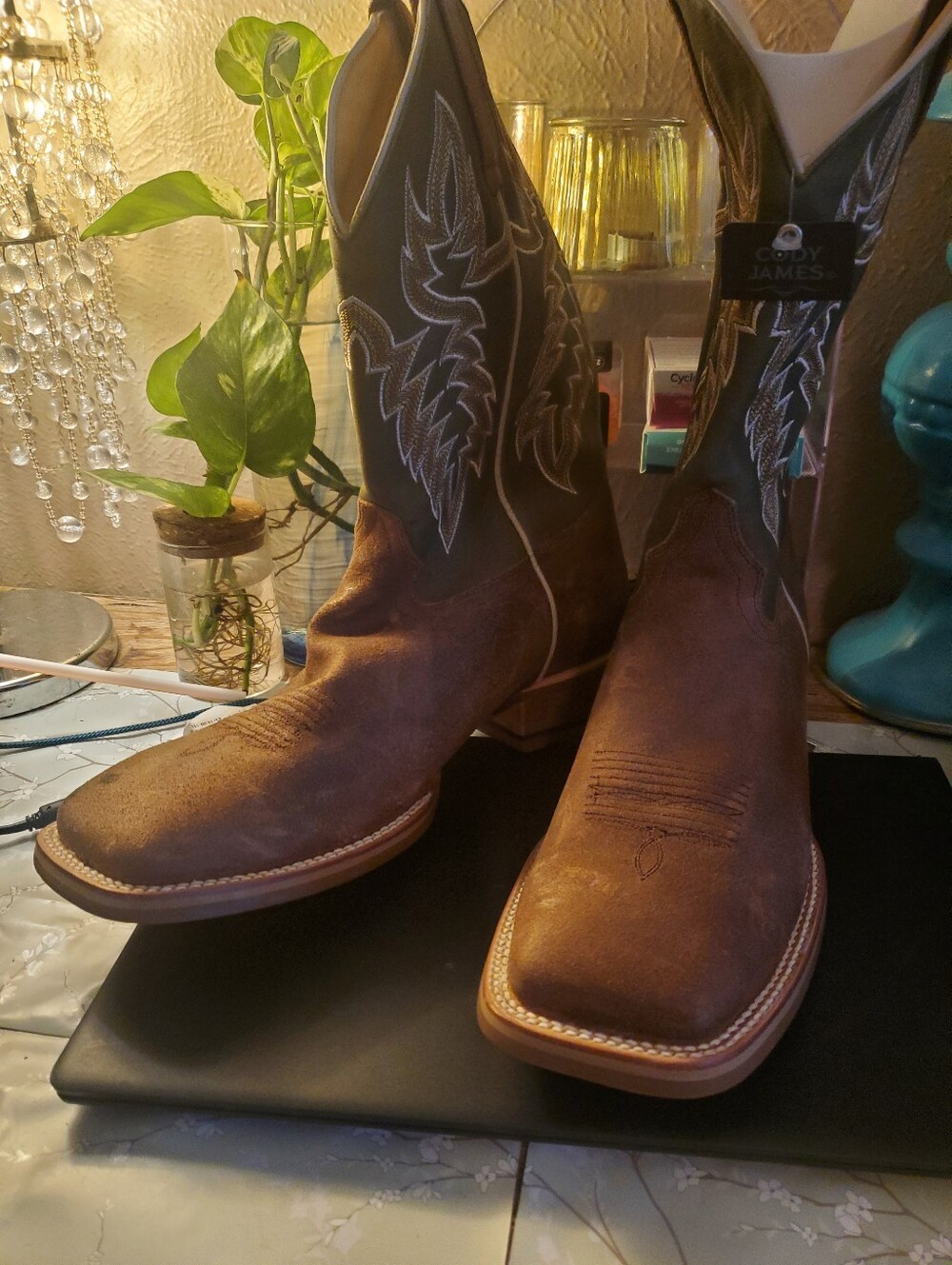 Cody James Men's Xtreme Xero Gravity Heritage Western Performance Boots 13 D